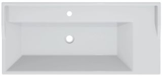 Мебельная раковина СанТа Сириус 100 см белый